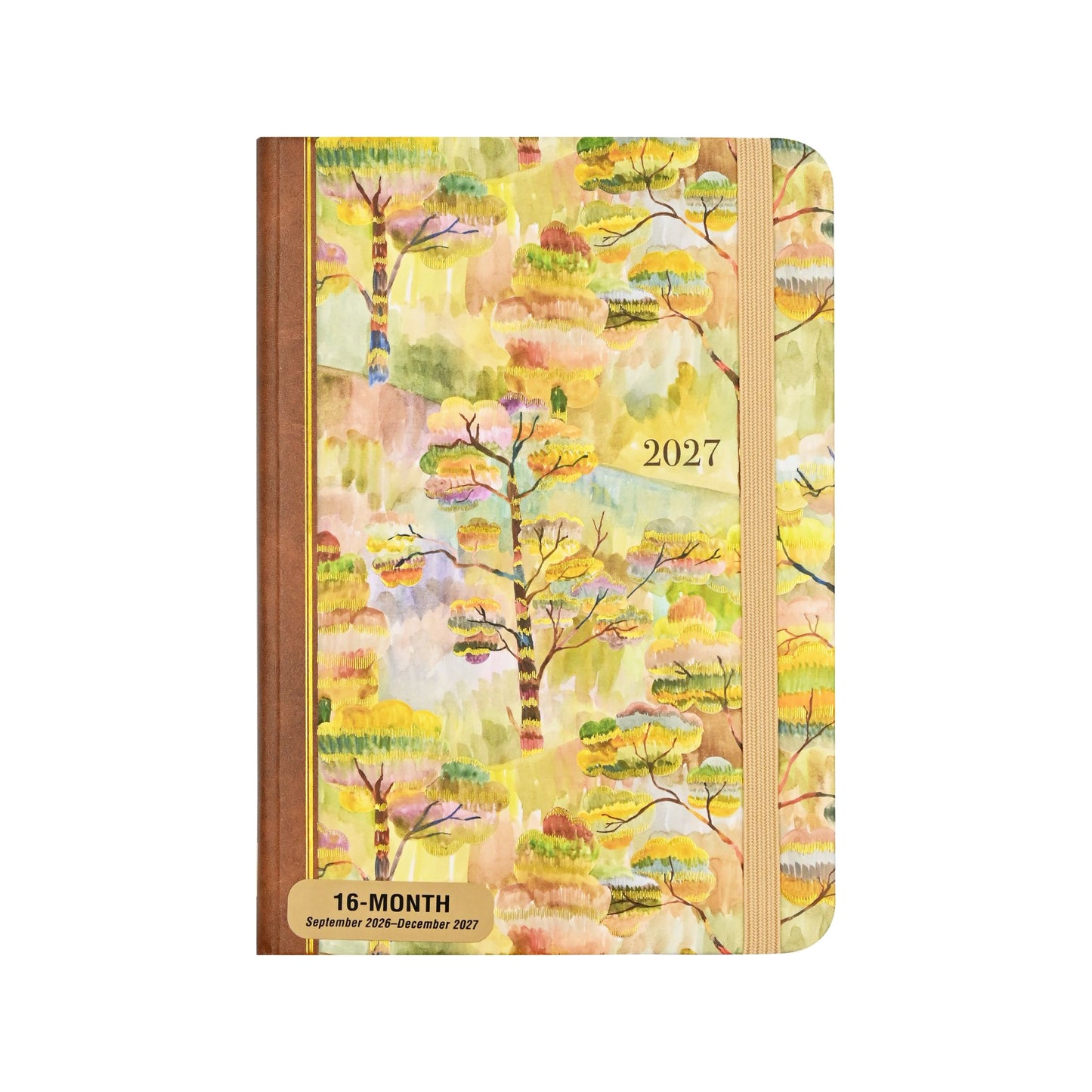 Peter Pauper Press - 2027 Watercolor Treescape Weekly Planner (small)