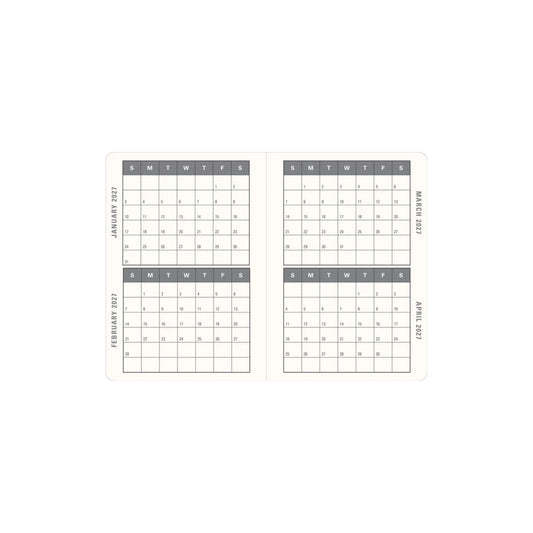 Peter Pauper Press - 2027 Watercolor Treescape Weekly Planner (small)