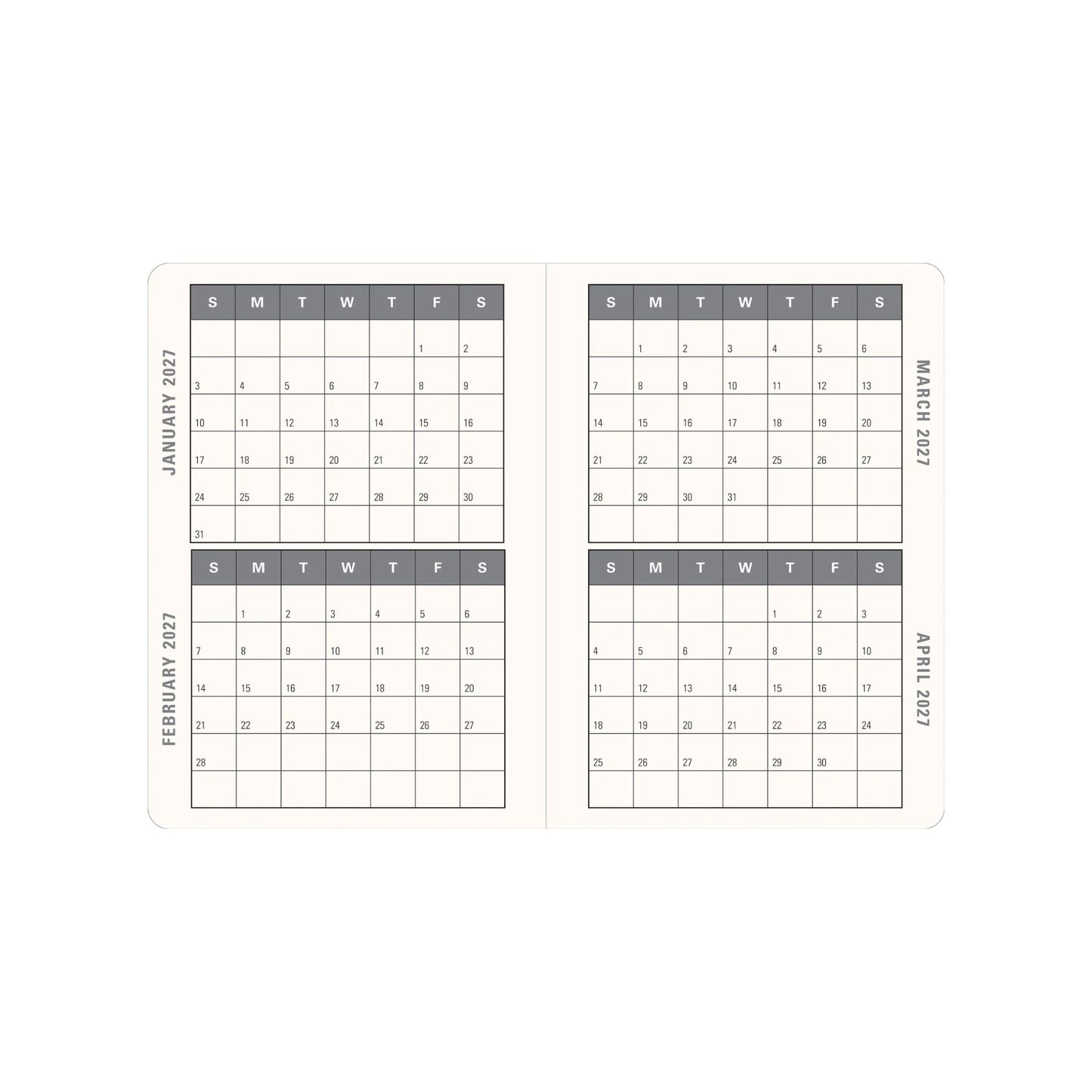 Peter Pauper Press - 2027 Highland Cow Weekly Planner (small)