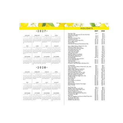Peter Pauper Press - 2027-28 Amalfi Lemons 2-Year Pocket Planner