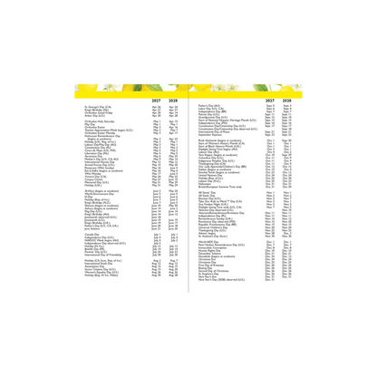 Peter Pauper Press - 2027-28 Amalfi Lemons 2-Year Pocket Planner
