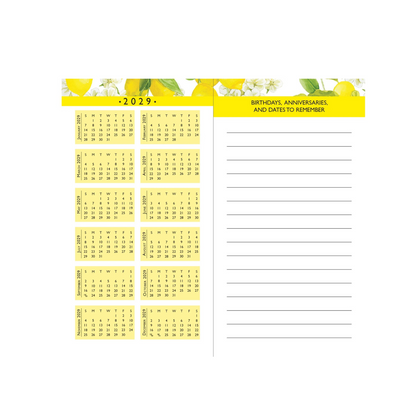 Peter Pauper Press - 2027-28 Amalfi Lemons 2-Year Pocket Planner
