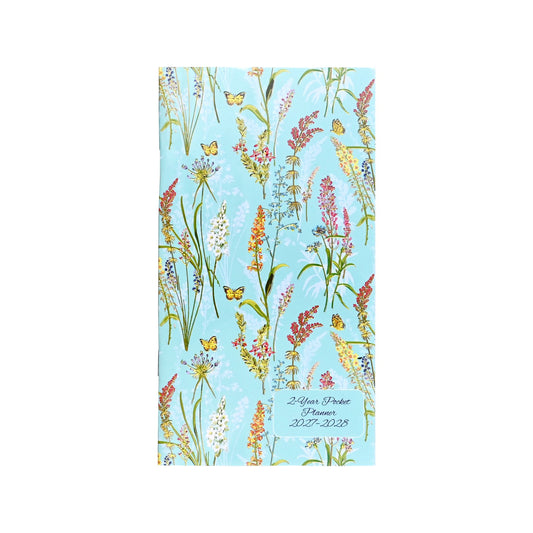 Peter Pauper Press - 2027-28 Blooms & Butterflies 2-Year Pocket Planner