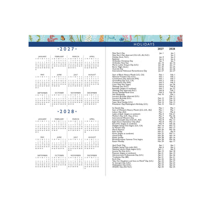 Peter Pauper Press - 2027-28 Blooms & Butterflies 2-Year Pocket Planner