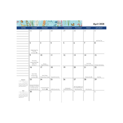 Peter Pauper Press - 2027-28 Blooms & Butterflies 2-Year Pocket Planner