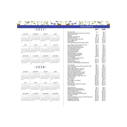 Peter Pauper Press - 2027-28 Wildflower Garden 2-Year Pocket Planner