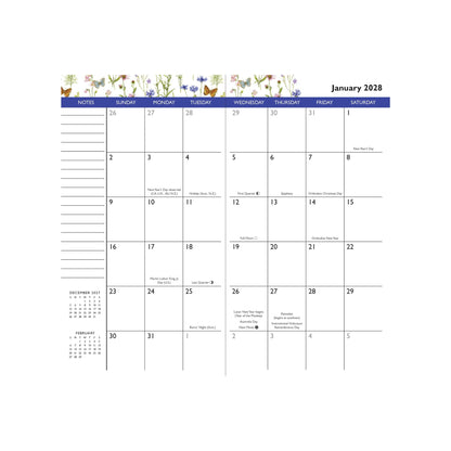 Peter Pauper Press - 2027-28 Wildflower Garden 2-Year Pocket Planner