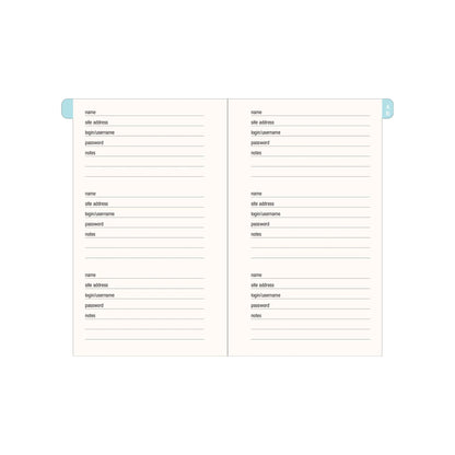 Peter Pauper Press - Blooms & Butterflies Internet Address & Password Logbook
