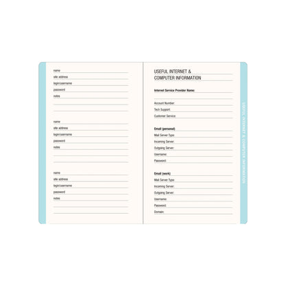 Peter Pauper Press - Blooms & Butterflies Internet Address & Password Logbook