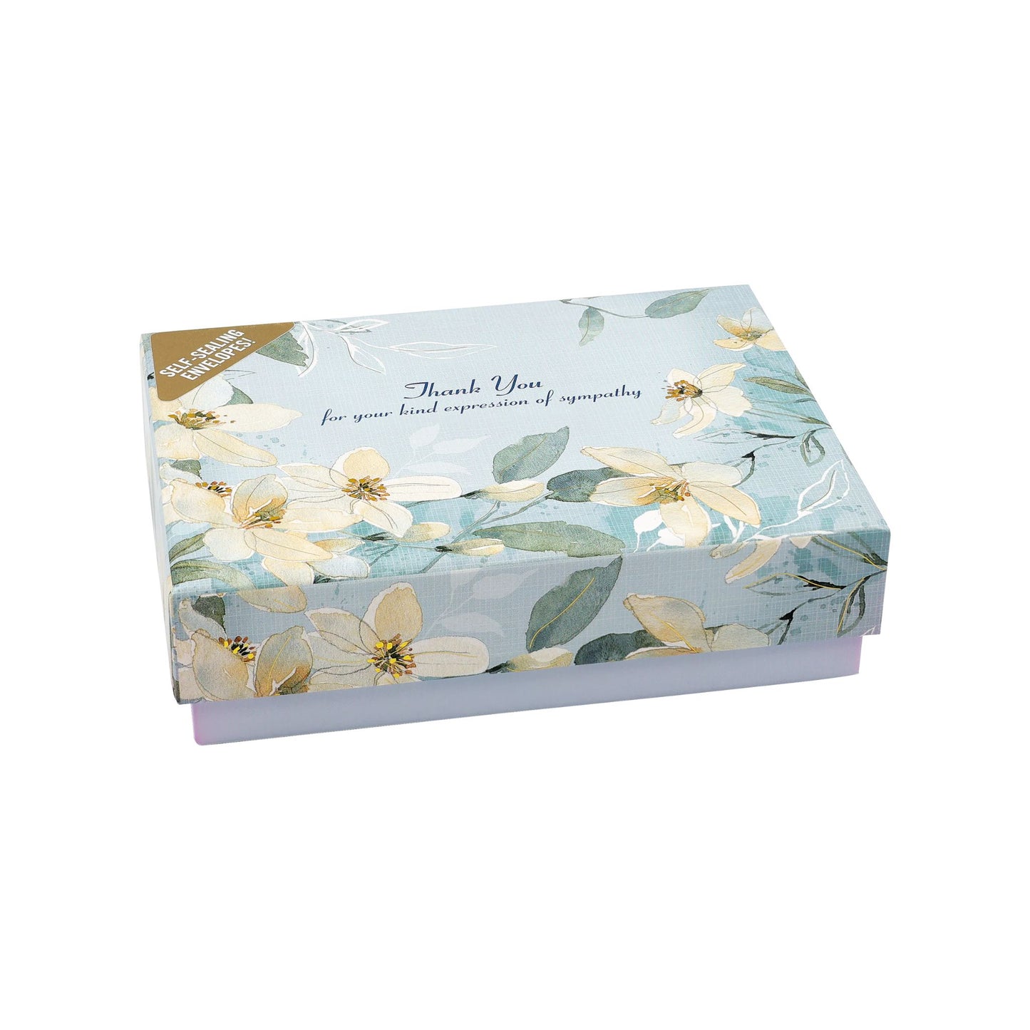 Peter Pauper Press - Sympathy Thank You Note Cards - White Jasmine