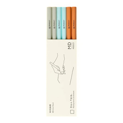 MD Product - 6 Piece Coloured Pencil Set