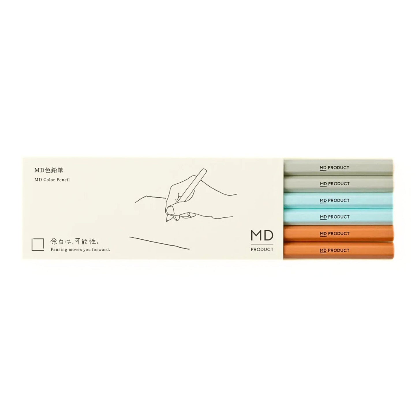 MD Product - 6 Piece Coloured Pencil Set
