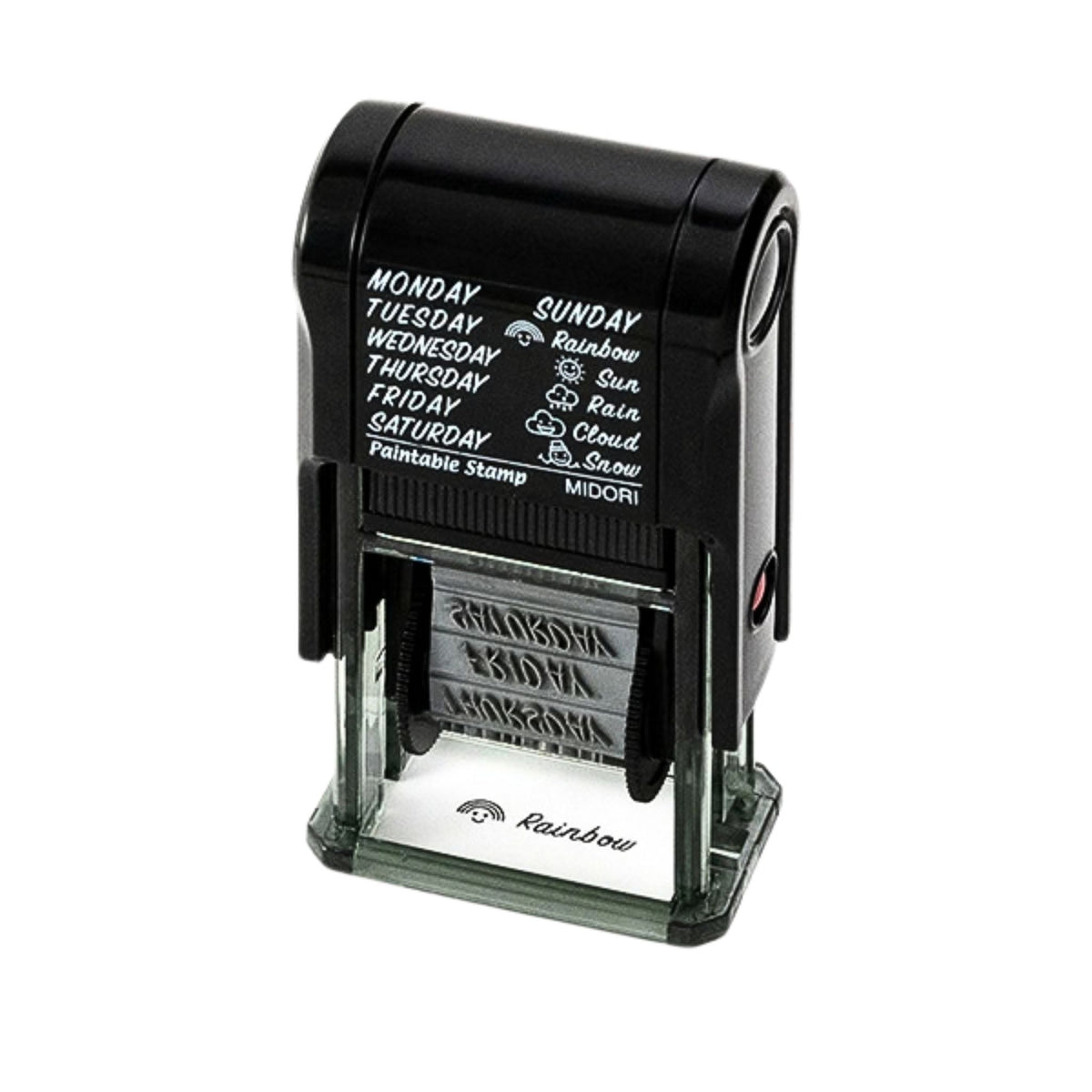 MIDORI - Rotating Stamp - Week Days & Weather