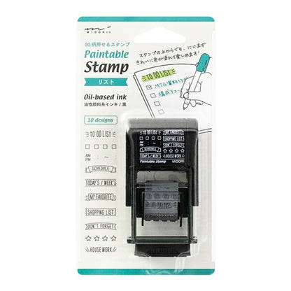 MIDORI - Rotating Stamp - Lists