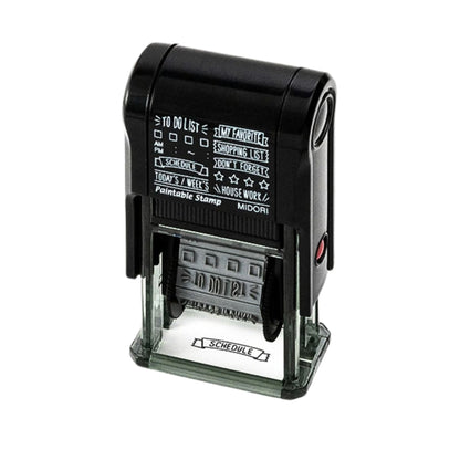 MIDORI - Rotating Stamp - Lists