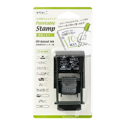 MIDORI - Rotating Stamp - Animal Speech Bubbles