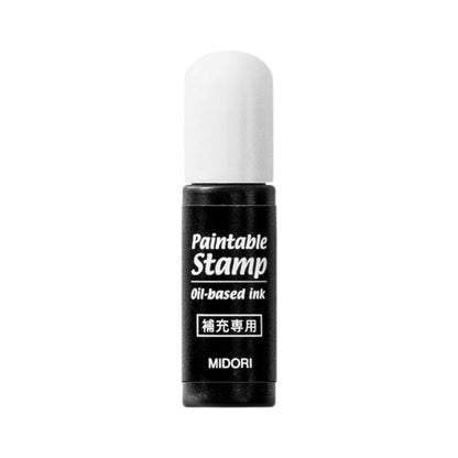 MIDORI - Paintable Stamp - Refill Ink - Black