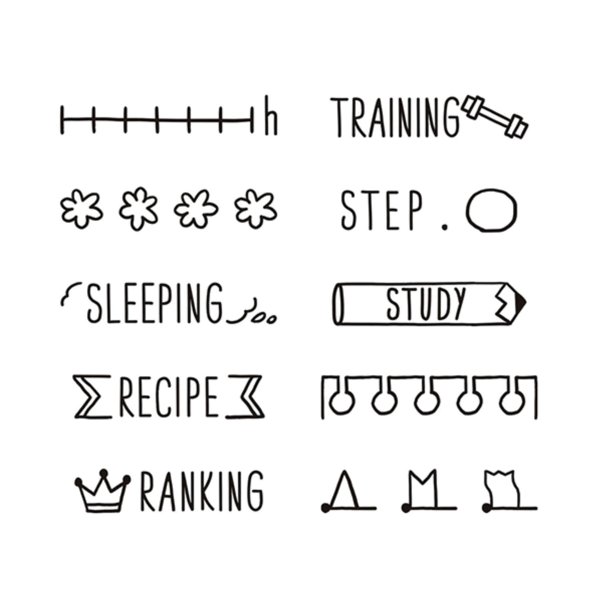 MIDORI - Rotating Stamp - Daily Life