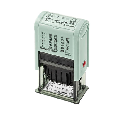 MIDORI - Rotating Date Stamp - Cat