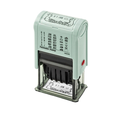 MIDORI - Rotating Date Stamp - Forest Animals