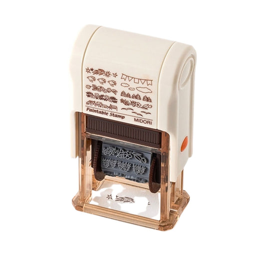MIDORI - Rotating Stamp - Brown - Landscape