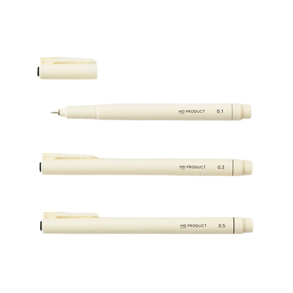 MD PRODUCT - Drawing Pen - Black - 0.1mm, 0.3mm or 0.5mm