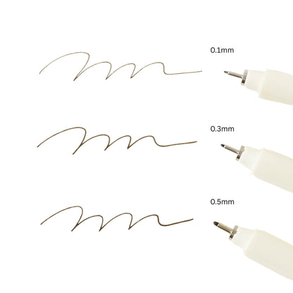 MD PRODUCT - Drawing Pen - Black - 0.1mm, 0.3mm or 0.5mm