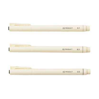 MD PRODUCT - Drawing Pen - Black - 0.1mm, 0.3mm or 0.5mm