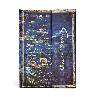 Paperblanks - Embellished Manuscripts Collection: Monet (Water Lilies), Letter to Morisot (midi, lined)