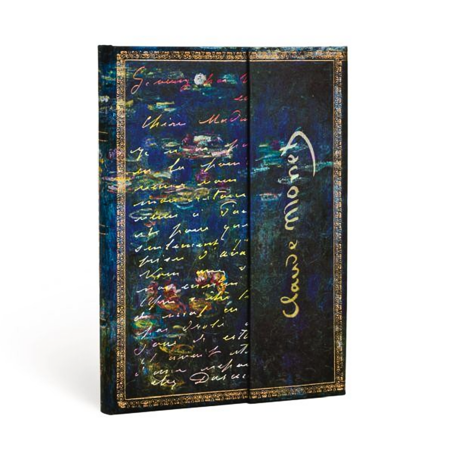 Paperblanks - Embellished Manuscripts Collection: Monet (Water Lilies), Letter to Morisot (midi, lined)