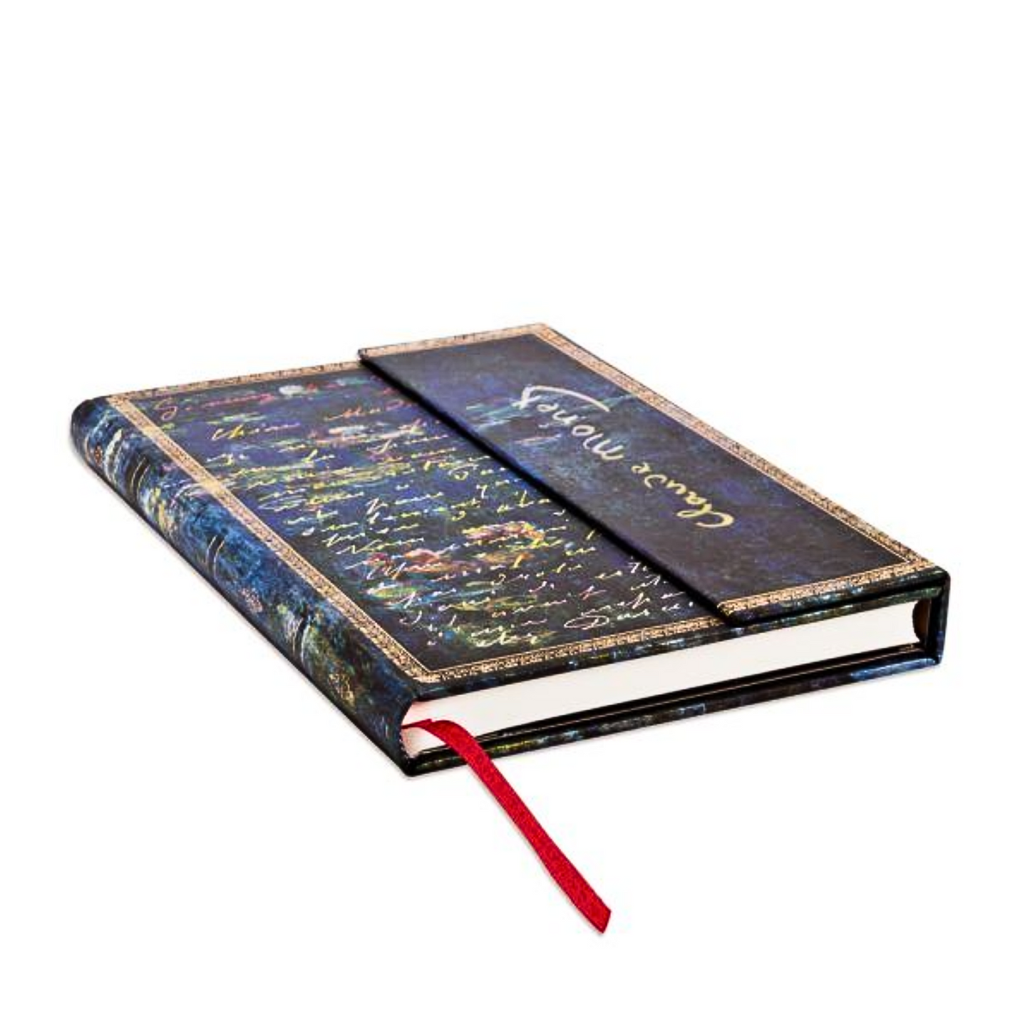 Paperblanks - Embellished Manuscripts Collection: Monet (Water Lilies), Letter to Morisot (midi, lined)