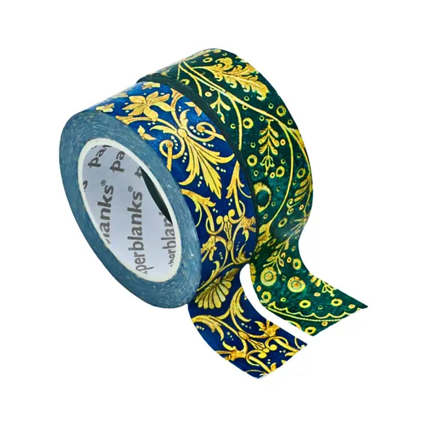 Paperblanks - Washi Tape Mixed Pack: Emerald Flower & Silk Sky