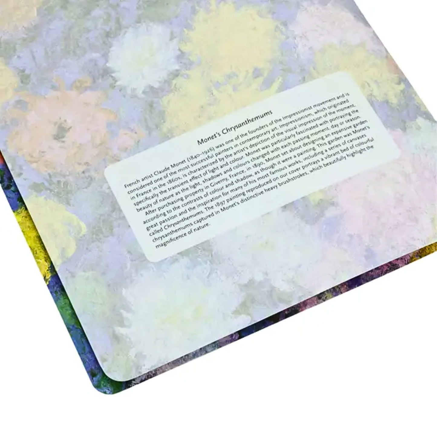 Paperblanks - Monet's Chrysanthemums (A4, lined, cahier)