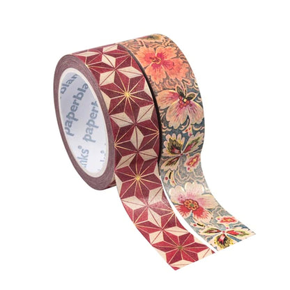 Paperblanks - Washi Tape Mixed Pack: Hishi & Filigree Floral Ivory