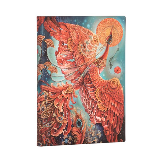 Paperblanks - Birds of Happiness: Firebird (midi, unlined)