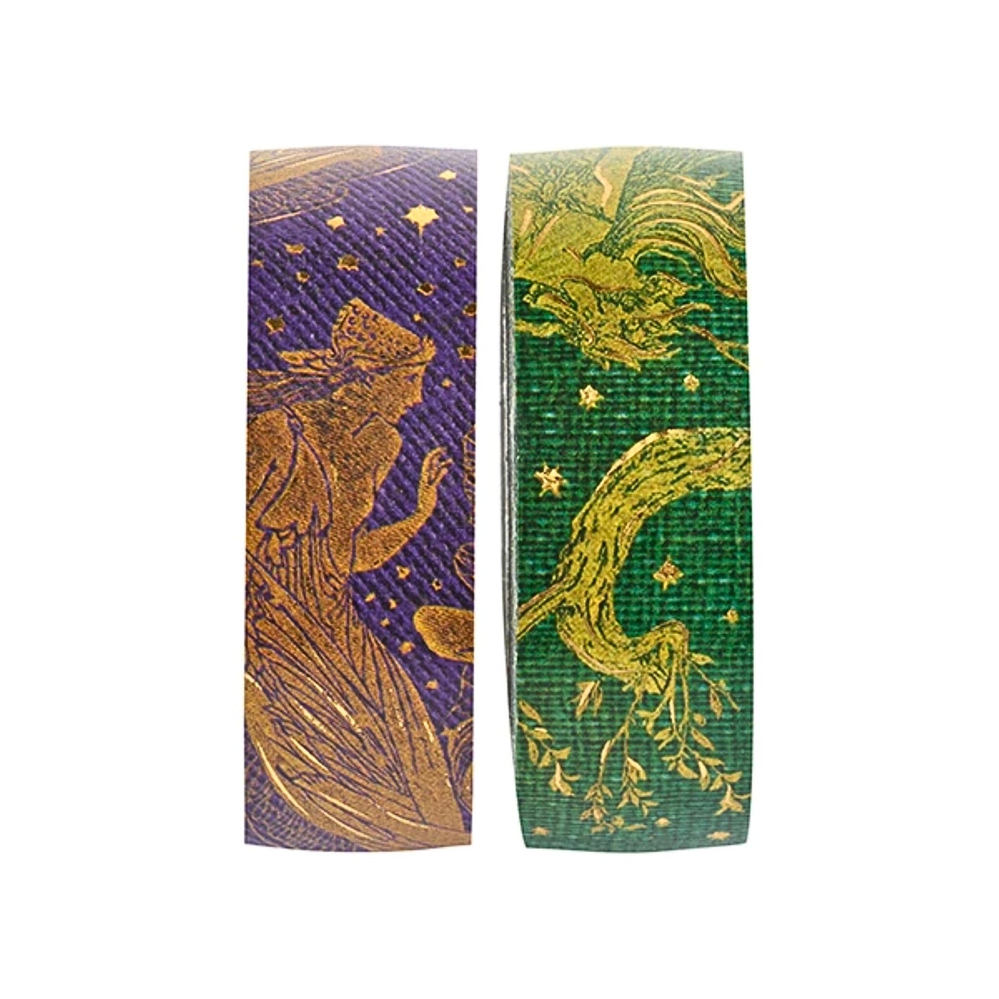 Paperblanks - Washi Tape Mixed Pack: Olive Fairy & Violet Fairy