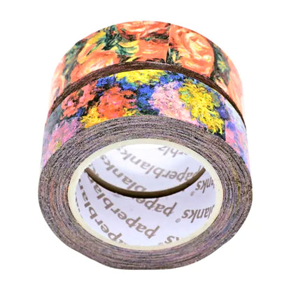 Paperblanks - Washi Tape Mixed Pack: Monet's Chrysanthemums & Renoir, Letter to Morisot (1892)