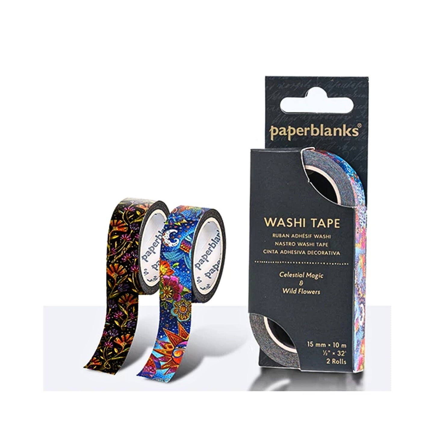 Paperblanks - Washi Tape Mixed Pack: Celestial Magic & Wild Flowers