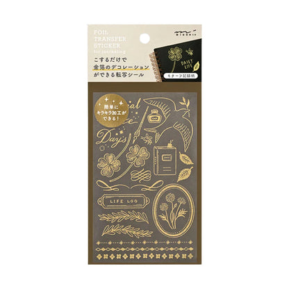 MIDORI - Transfer Stickers - Foil