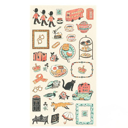 MIDORI - Country Motif - United Kingdom Stickers