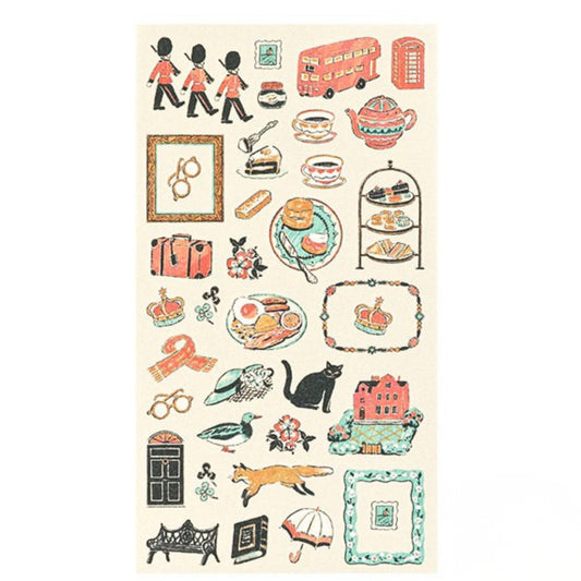 MIDORI - Country Motif - United Kingdom Stickers