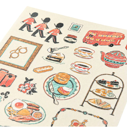 MIDORI - Country Motif - United Kingdom Stickers