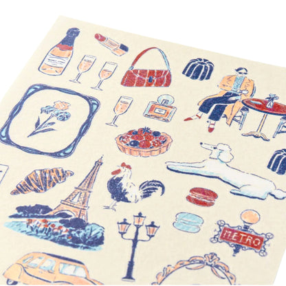 MIDORI - Country Motif - France Stickers
