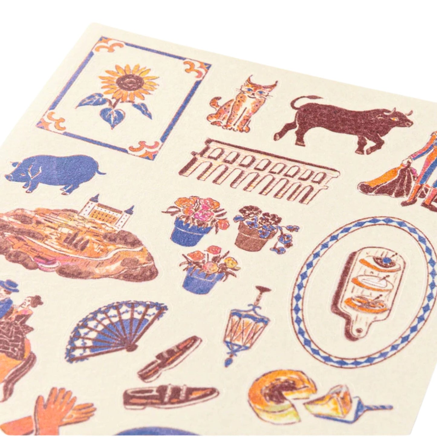 MIDORI - Country Motif - Spain Stickers