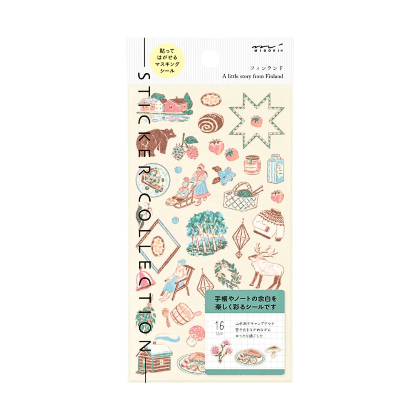 MIDORI - Country Motif - Finland Stickers