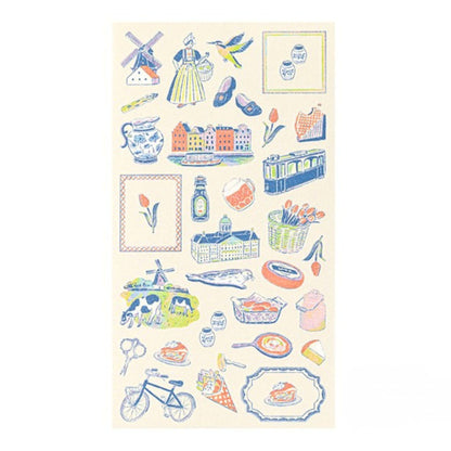 MIDORI - Country Motif - Netherlands Stickers