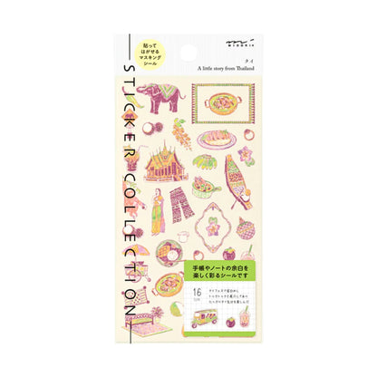 MIDORI - Country Motif - Thailand Stickers