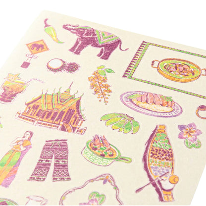MIDORI - Country Motif - Thailand Stickers