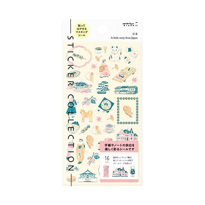 MIDORI - Country Motif - Japan Stickers