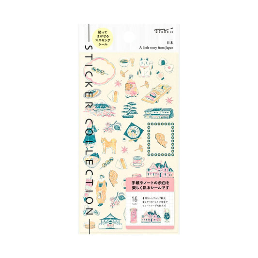 MIDORI - Country Motif - Japan Stickers